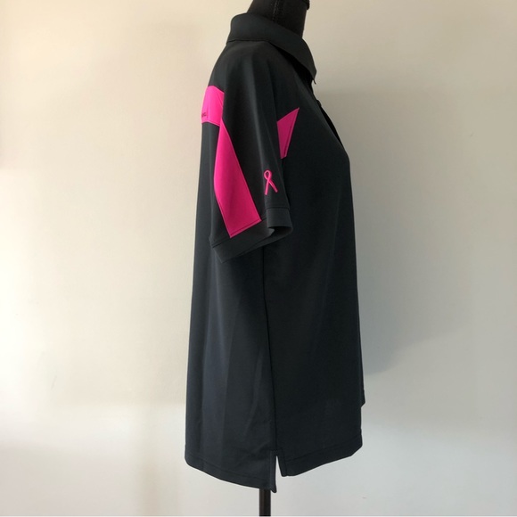 Women’s Under Armour Breast Cancer Awareness Polo shirt size M - Picture 4 of 10